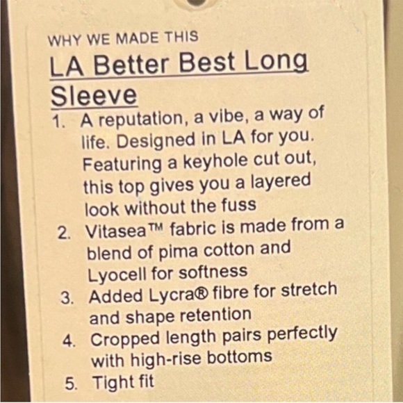 LA Better Best Long Sleeve - Picture 7 of 7